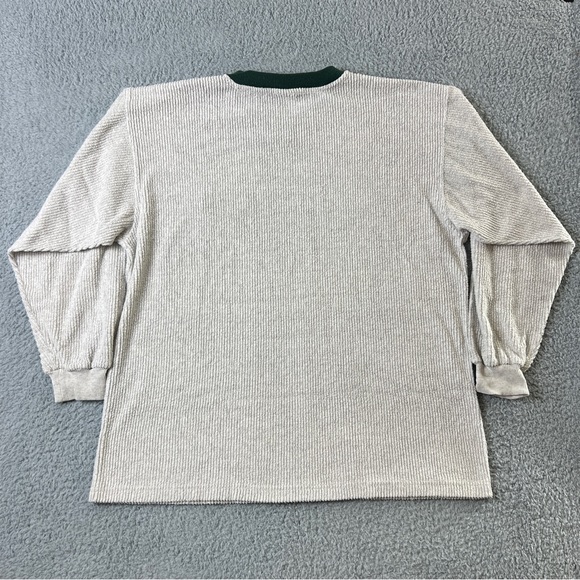 Vintage Green Bay Packers Embroidered Long Sleeve Shirt V Neck Size Large - Picture 5 of 7